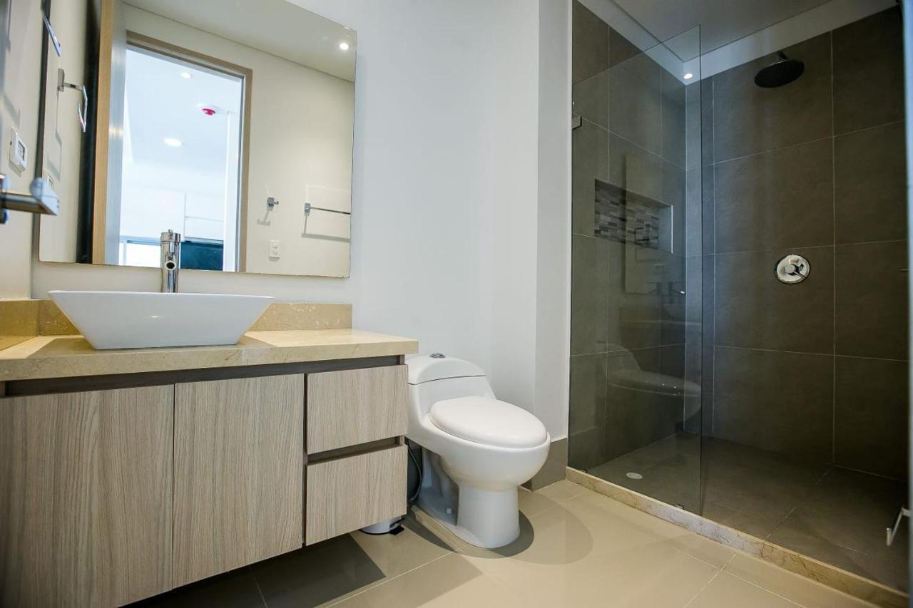 Apartamento En Edificio Murano Elite Frente A Las Playas De Bocagrande Cartagena Esterno foto