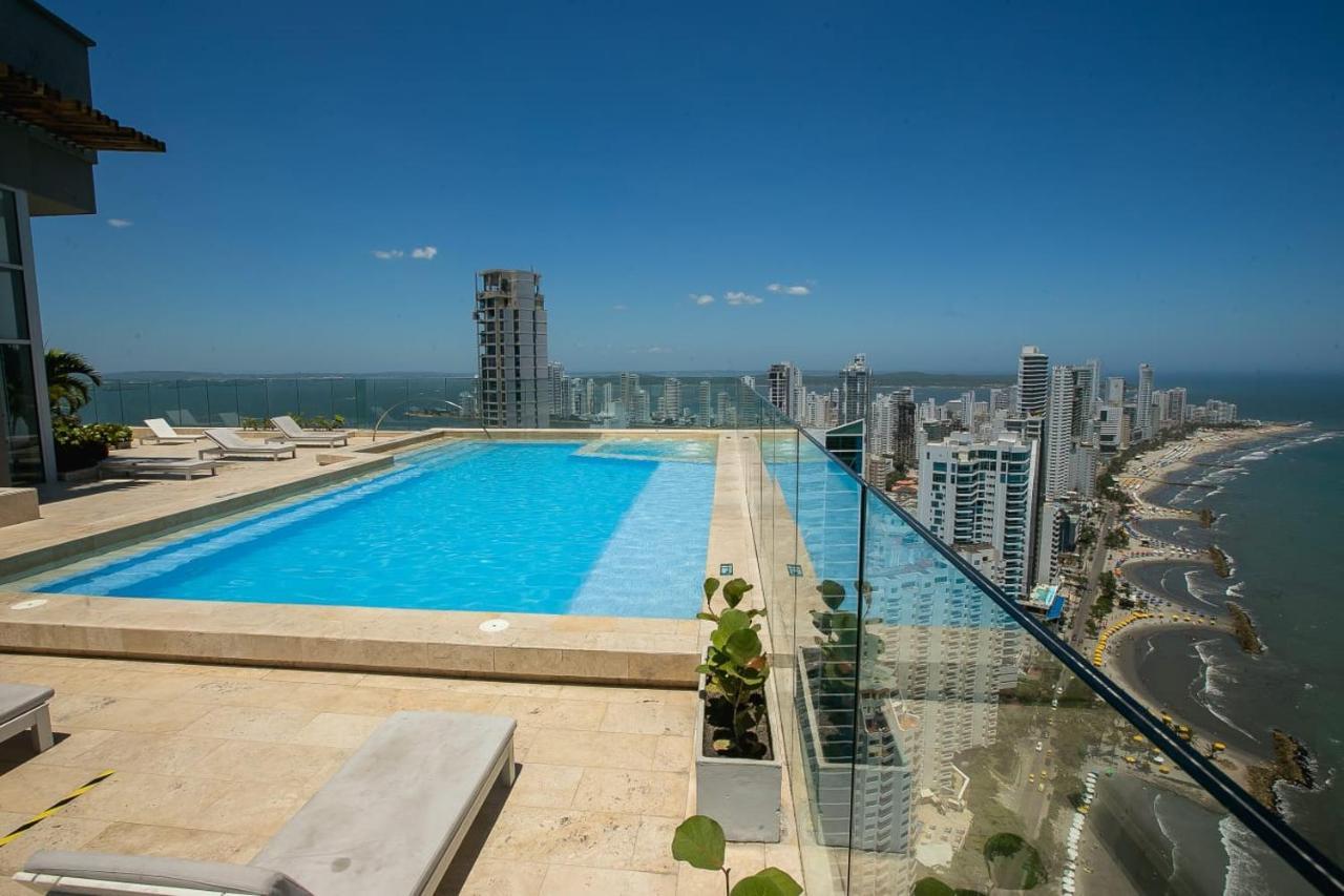 Apartamento En Edificio Murano Elite Frente A Las Playas De Bocagrande Cartagena Esterno foto