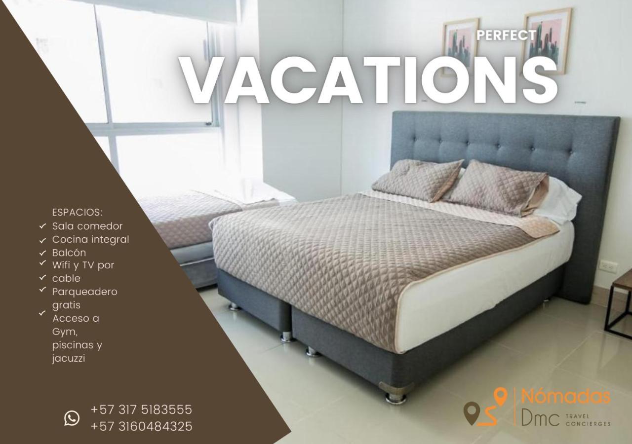 Apartamento En Edificio Murano Elite Frente A Las Playas De Bocagrande Cartagena Esterno foto